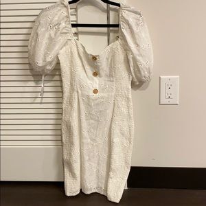 White dress from Princess Polly! BRAND NEW w/ tags